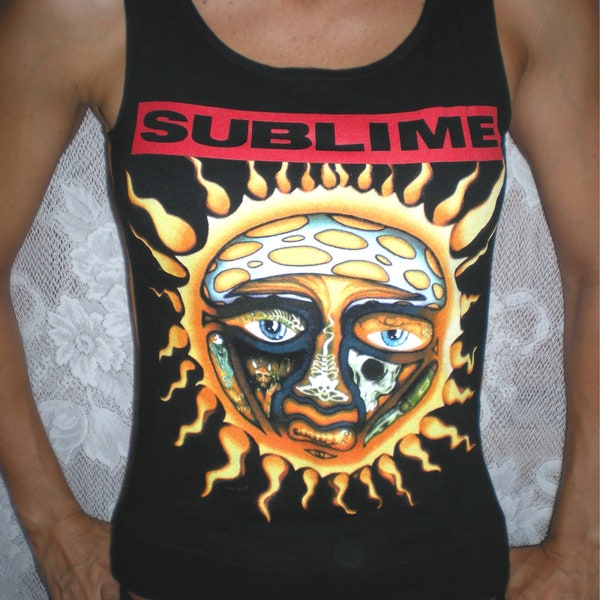 Simple Boho Sun SUBLIME Tank Top Small