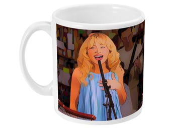 Sabrina Carpenter NPR Tiny Desk Mug | Ceramic Mug | Unique Gift for Best Friend, Girlfriend, Boyfriend, Sabrina fans - Her or Him