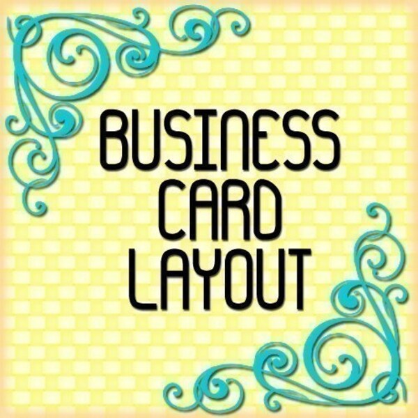 BUSINESS CARD LAYOUT to match your banner and avatar set graphics