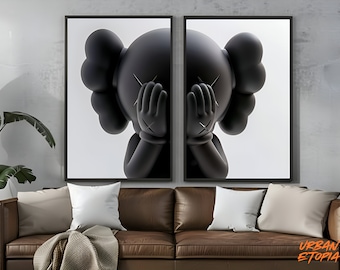 Kaws Collage Art Print: Hypebeast Figure Poster (Digital Download)