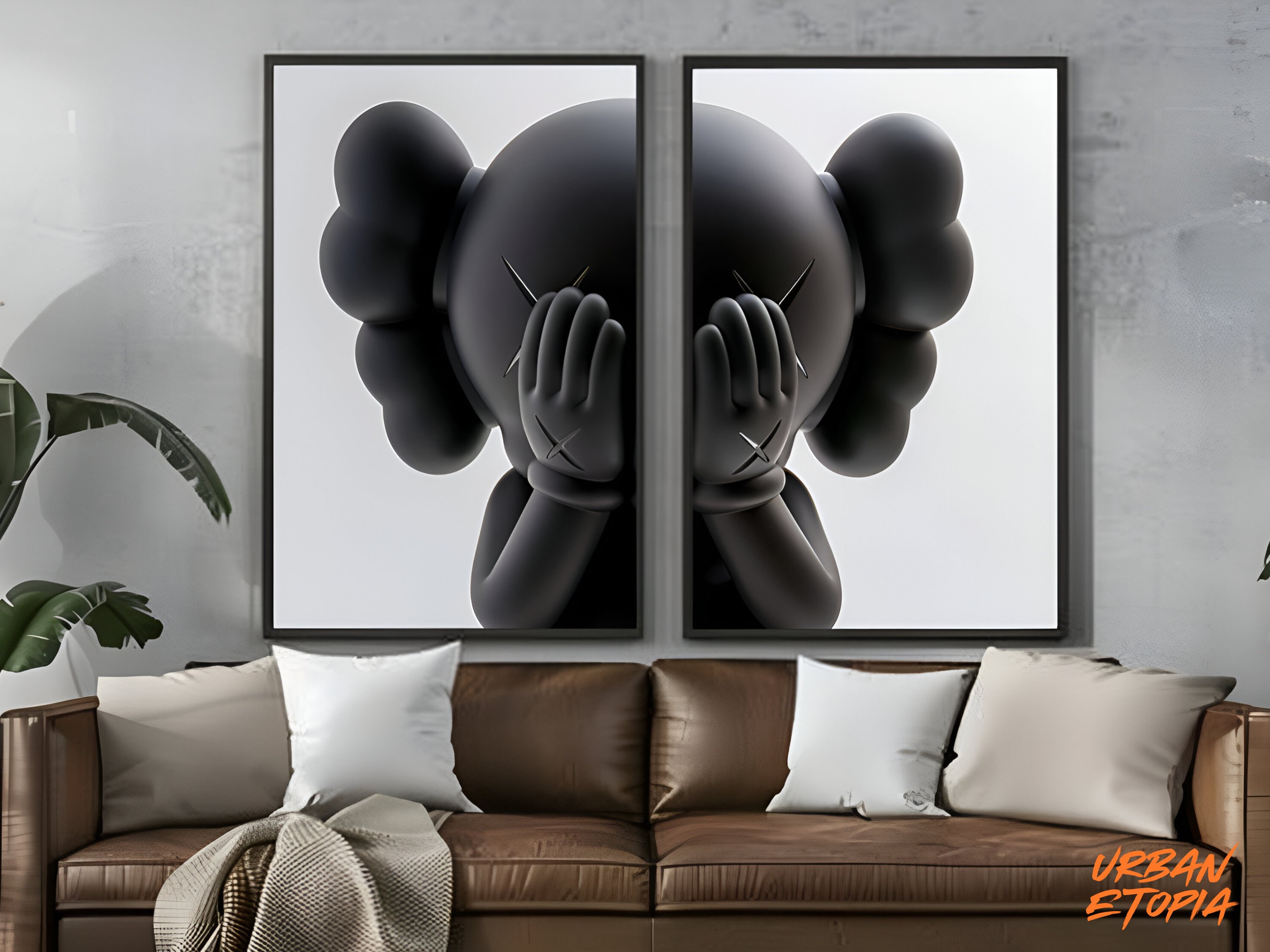 Yahoo!オークション - 【白額付きポスター】KAWS(カウズ)30