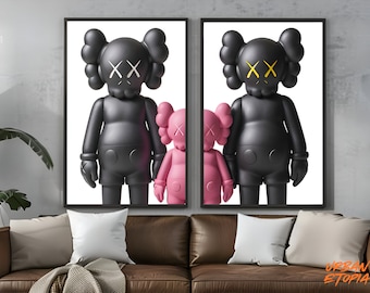 KAWS Family Art Print: Hypebeast Toy Figure Collage (Digital Download)
