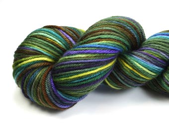 Scenic Route--hand dyed worsted weight, merino superwash (218yds/100gm)