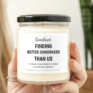 Personalized Leaving Funny Candle Gift Work Colleague Leaving Present Retirement Gift Personalised Work Colleague Goodbye Gift New Job Gift