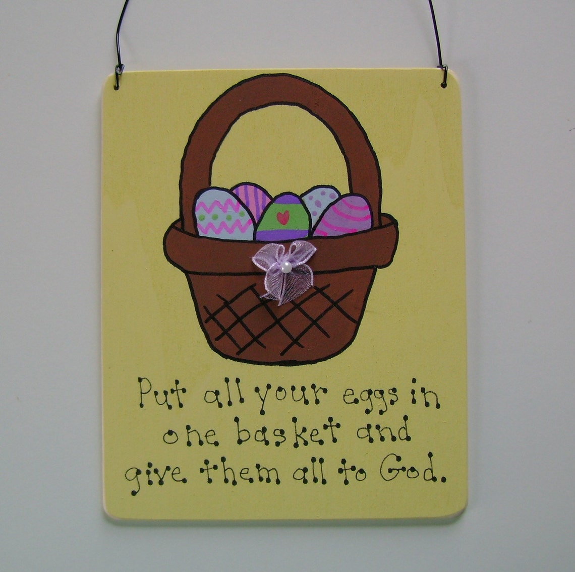 Put All Your Eggs in One Basket christian/inspirational Etsy