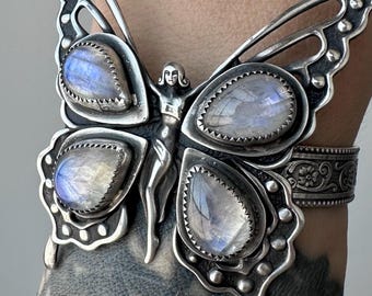 Moonstone Fairy Cuff Bracelet