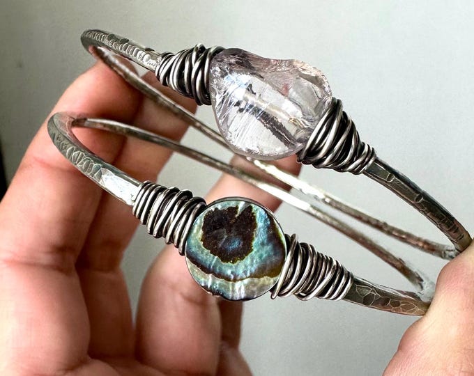 Sterling Silver Bangle Bracelet Set