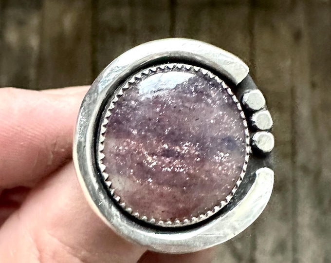 Iolite Sunstone Ring