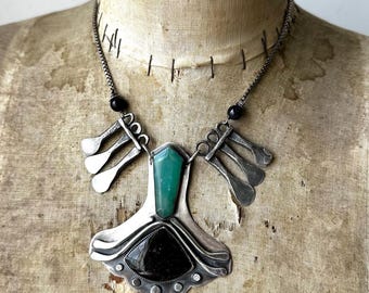 Chrysoprase Statement Necklace