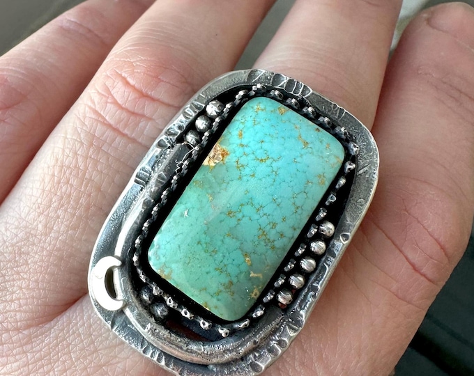 Custom Royston Turquoise Ring