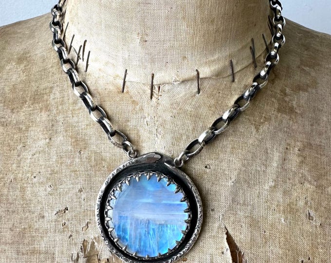 Moonstone Pendant Necklace