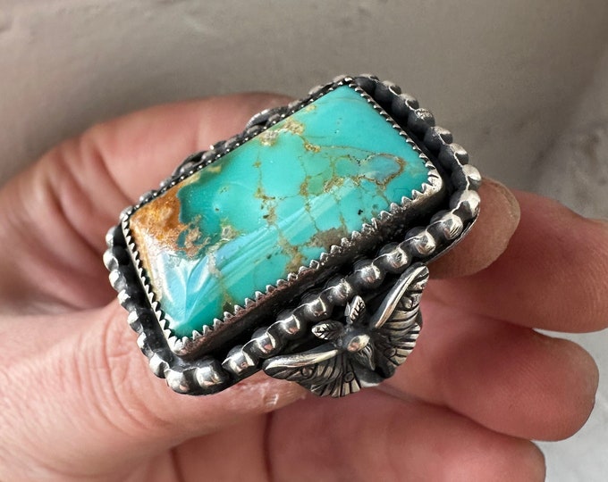 Featured listing image: Kingman Turquoise Ring