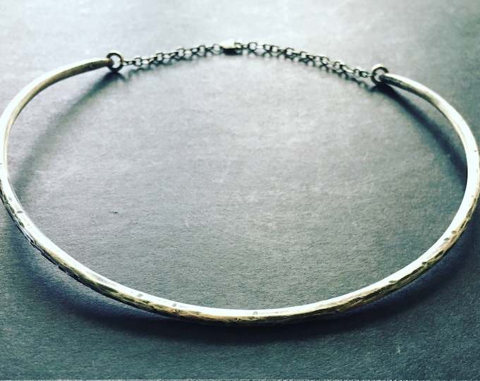 Sterling Silver Collar Necklace