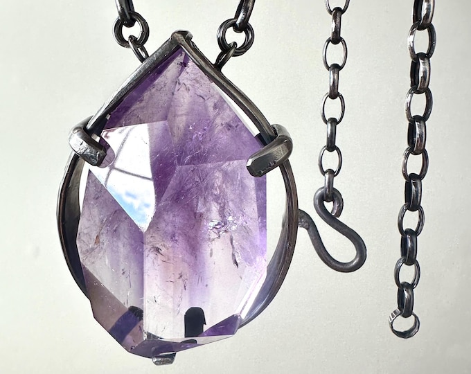 Lavender Amethyst Statement Necklace