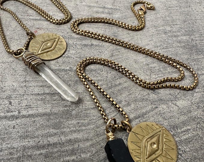 Evil Eye Brass Necklaces