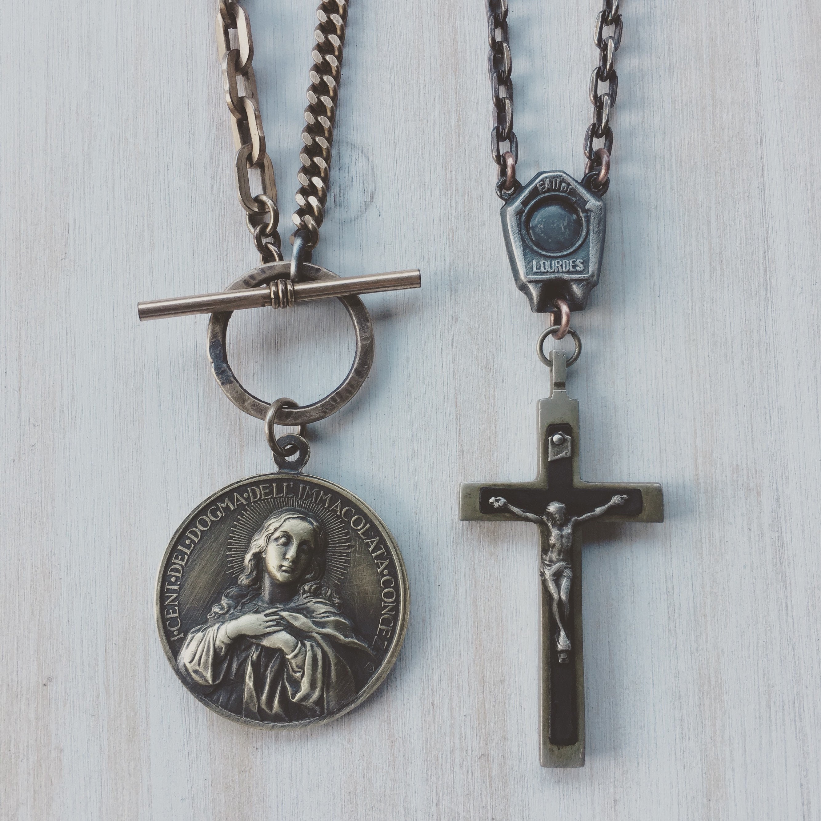 Religious Necklaces Layering Necklaces Saint Necklace unisex Necklace
