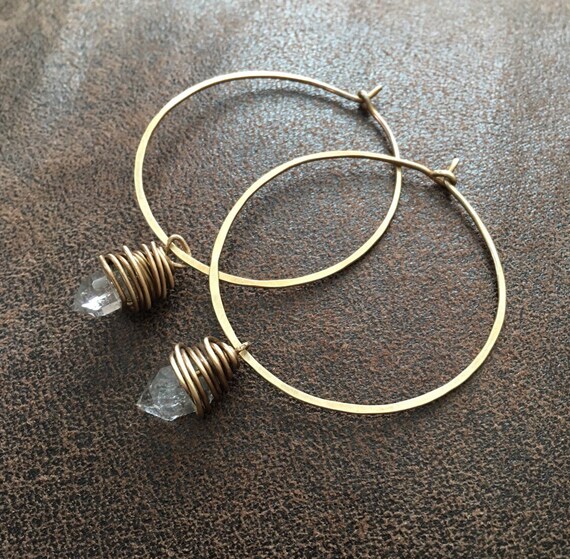 Customizable Crystal Hoops