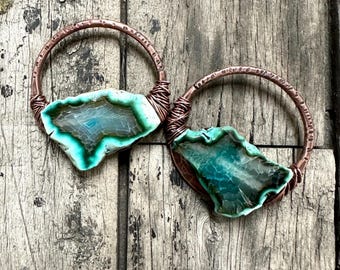 Solid Copper 8 Gauge Hoops