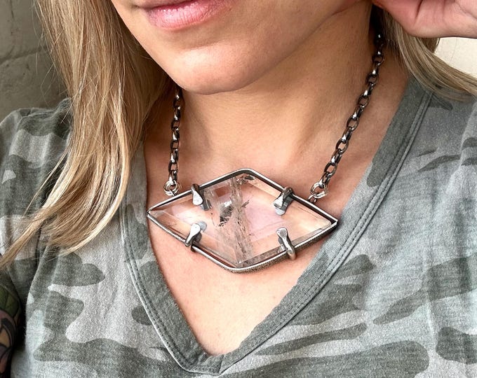 Huge Quartz Necklace