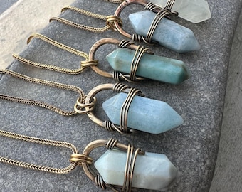 Healing Crystal Point Necklace
