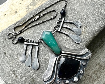 Chrysoprase Statement Necklace