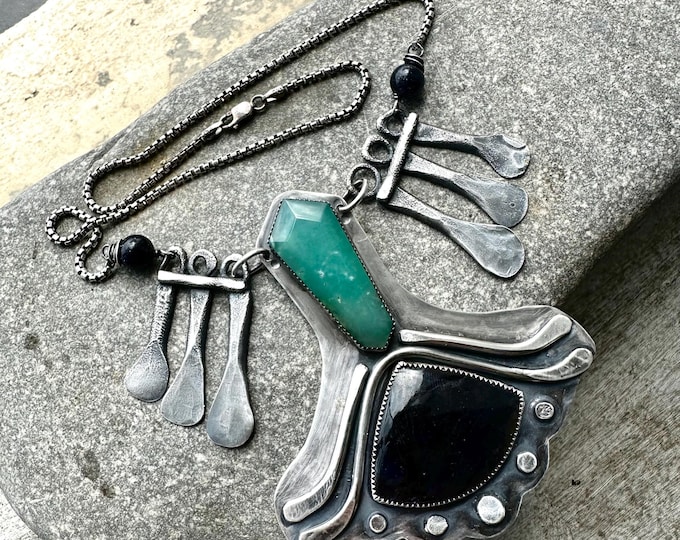 Chrysoprase Statement Necklace