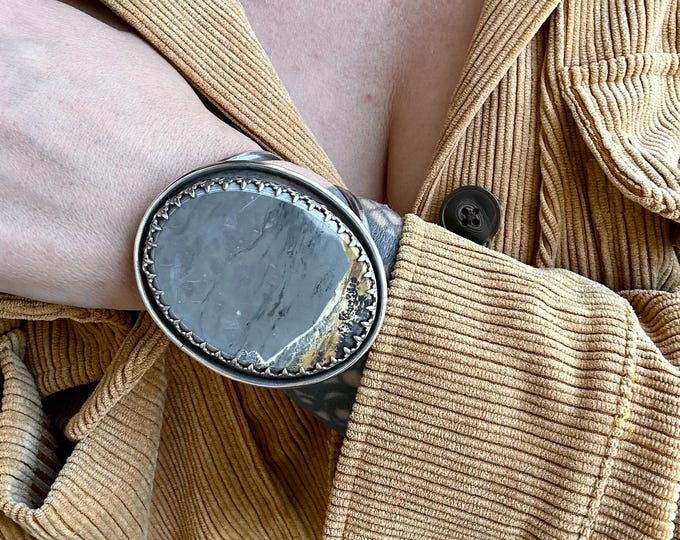 Scenic Jasper Cuff Bracelet