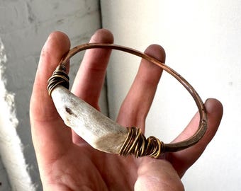 Real Antler Bangle Bracelet