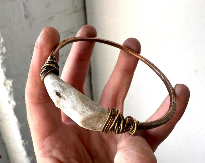 Real Antler Bangle Bracelet