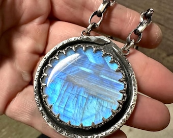 Moonstone Pendant Necklace