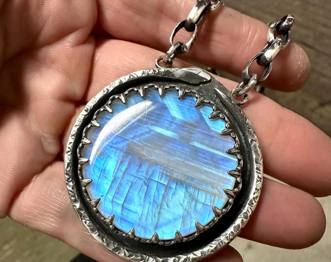 Moonstone Pendant Necklace