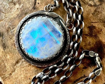 Moonstone Pendant Necklace
