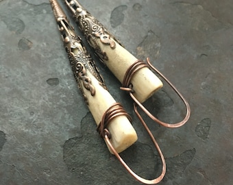 Filigree Antler Earrings