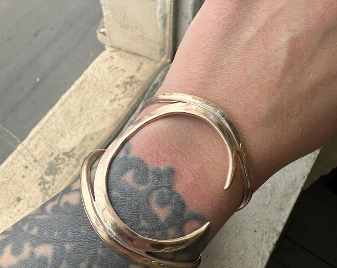 Crescent Moon Cuff Bracelet