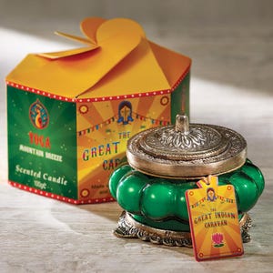 Luxury Scented Candle in decorative reusable eco jar with lid