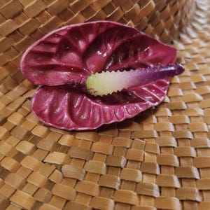 Aloha Luau Tropical Foam Flower Pick Mini Anthurium (1 piece)
