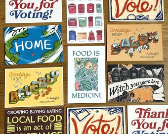 Beliebige Mischung aus 3 oder 10 Postkarten