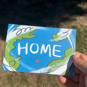 Earth = Home <3 Earth Day ist eine Postkarte für jeden Tag