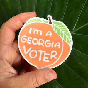 I&#39;m a Georgia Voter vinyl sticker