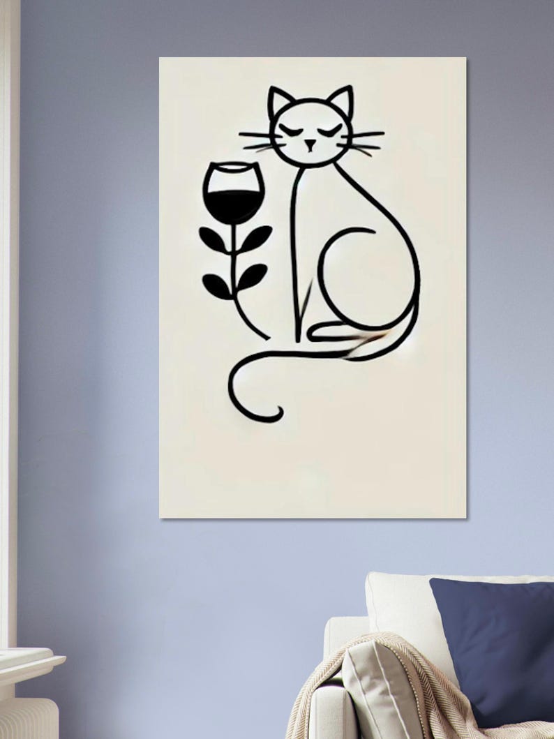 3pcs Wooden Cat Wall Decor Black Cat Silhouette Art For Living Room, Bedroom, Office Minimalist & Modern Wall Art For Cat Lovers