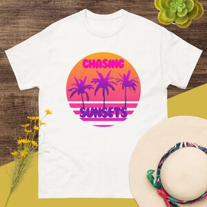 CHASING SUNSETS Unisex classic tee