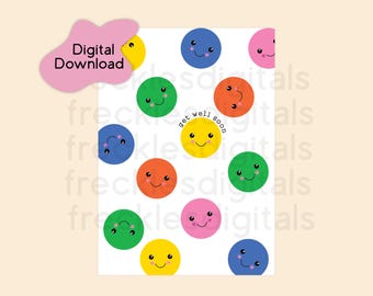 Smiling Faces Get Well Card | Printable PDF