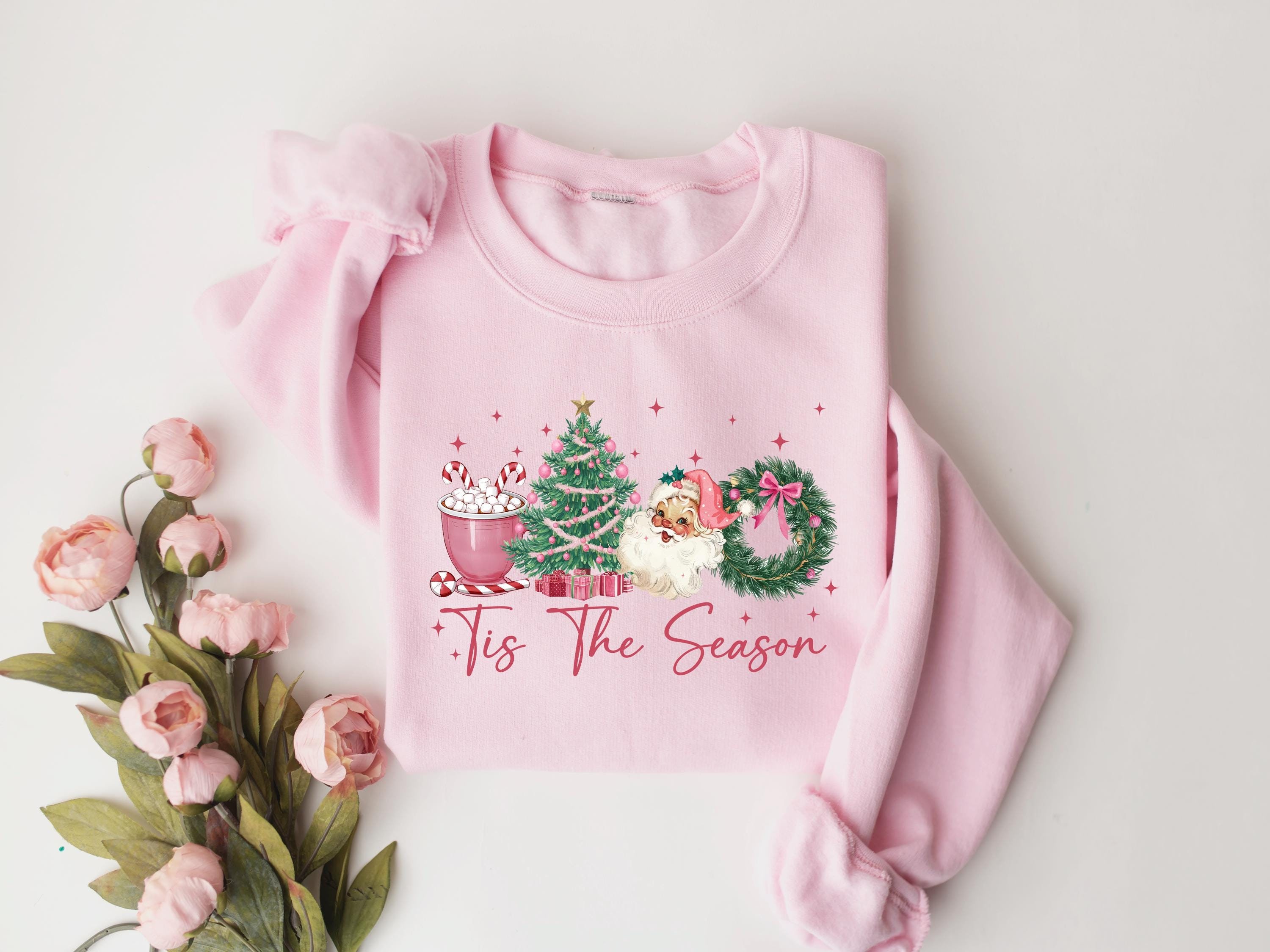 Tis The Season Sweatshirt, Christmas Tis The Season Sweatshirt, Merry Christmas Shirt, Christmas Sweatshirt, Cute Winter Hoodie