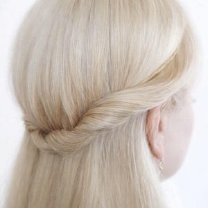 Minimalist Halo Headband – Cold Forged Greek Brass, Copper or Steel Crown, Everyday Hair Accessory, Elven Style Hairband