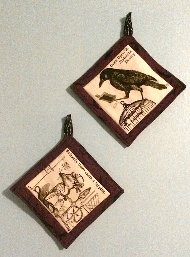 Download Unique handmade fabric pot holders Poe-Inspired fabric Pot ...