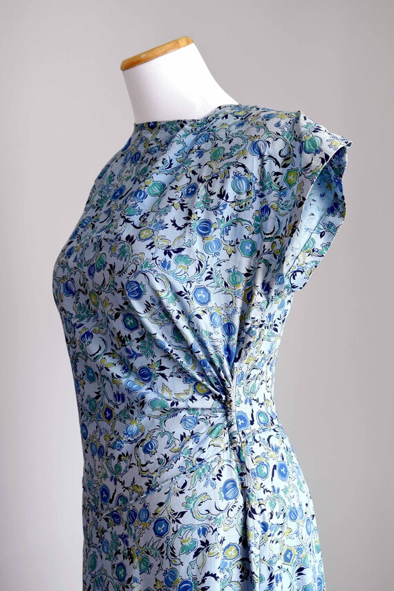 Montech 1940s floral dress | asymmetrical 40s fro… - image 5