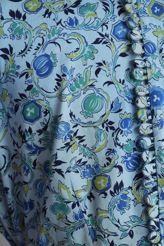 Montech 1940s floral dress | asymmetrical 40s fro… - image 10
