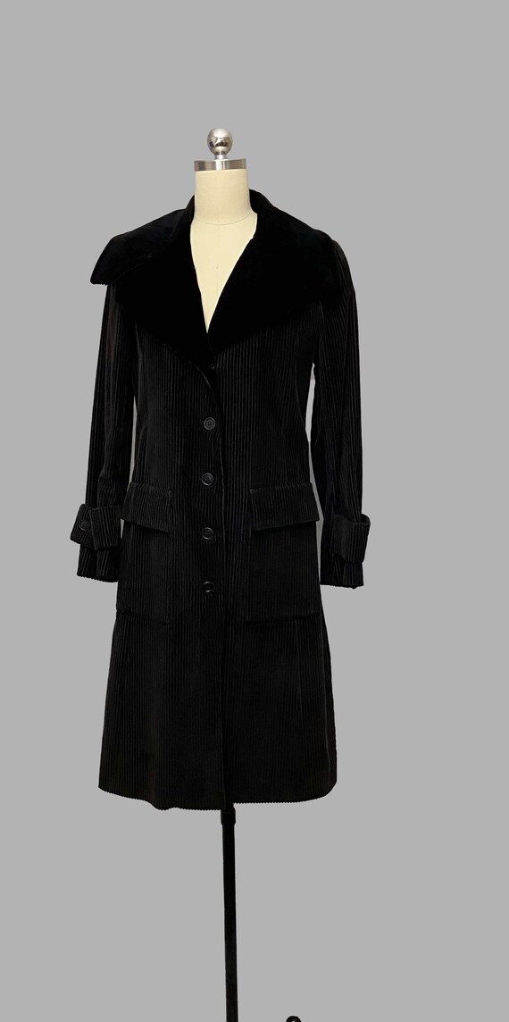 1960s micmac st tropez corduroy duster coat - image 2