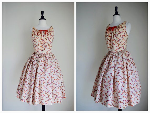 Vintage 1950s Dress - 50s Sun Dress