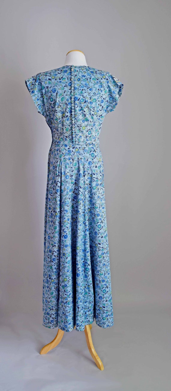 Montech 1940s floral dress | asymmetrical 40s fro… - image 8